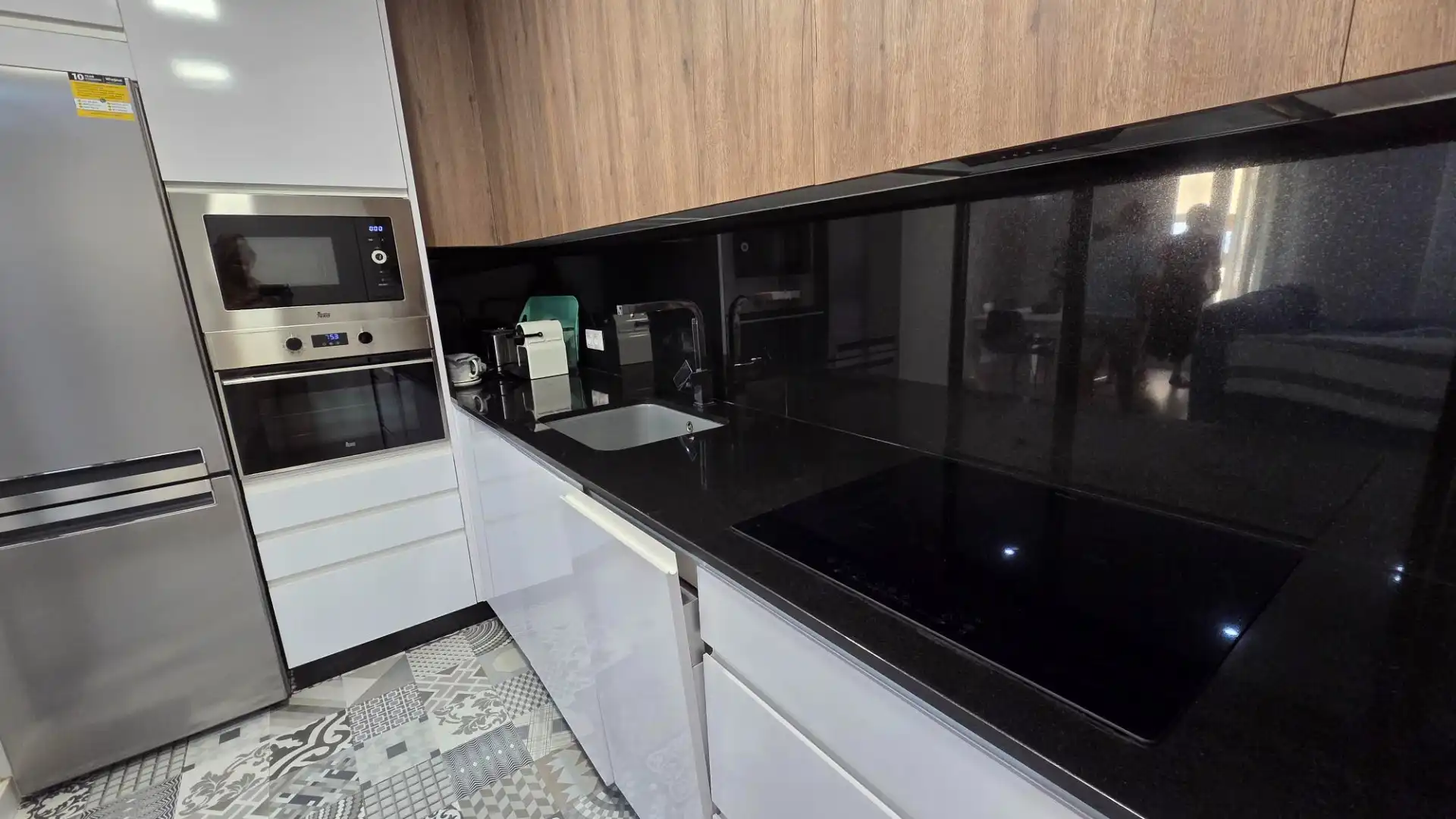 Cocina de Piso de alquiler en Valencia con Aire acondicionado, Amueblado y Horno
