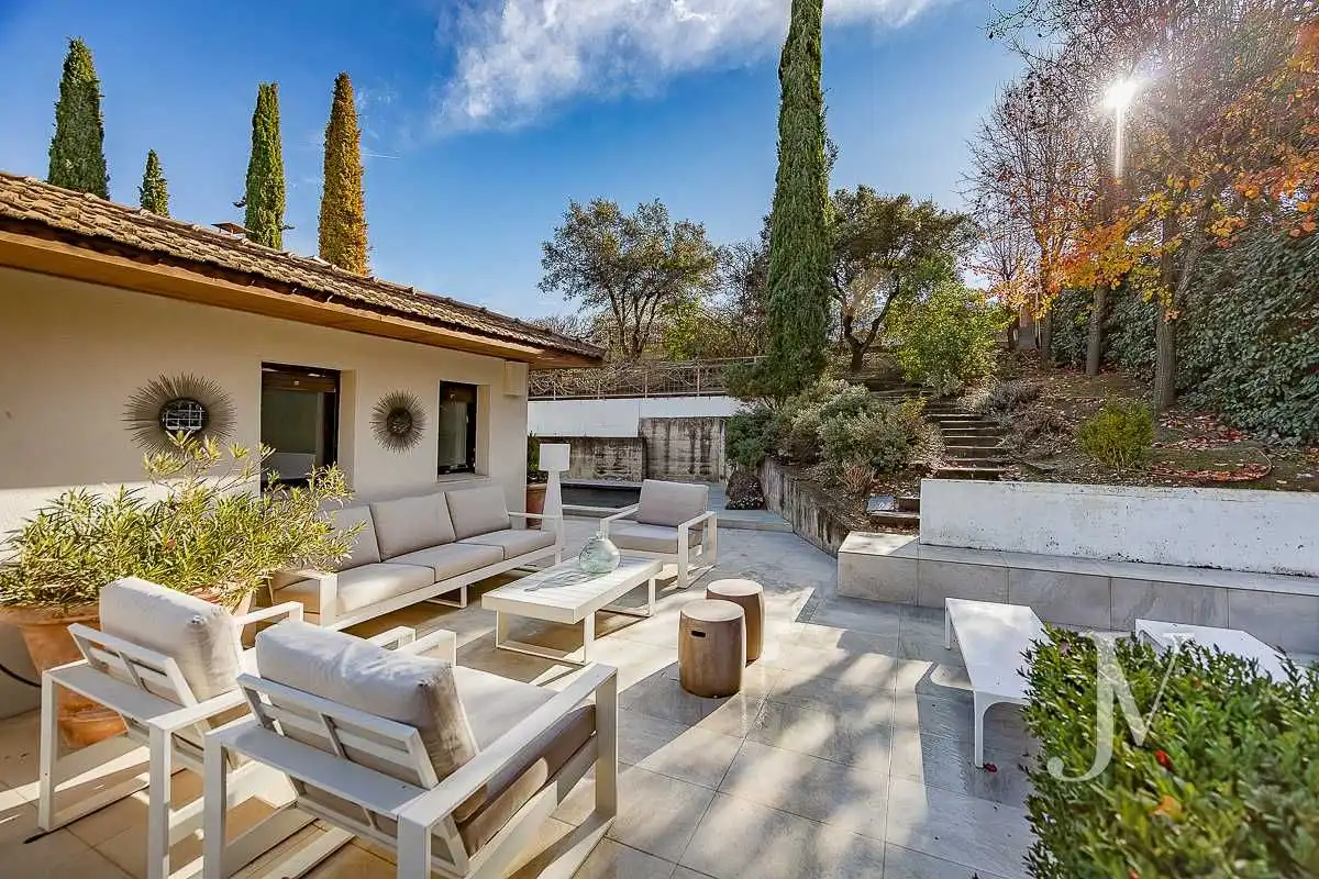 Terraza de Casa o chalet en venta en Ciudalcampo con Aire acondicionado, Calefacción y Jardín privado