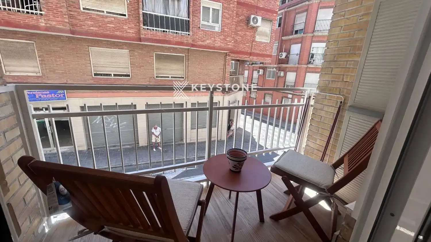 Terrassa de Pis de lloguer en Alicante / Alacant amb Aire condicionat, Calefacció i Terrassa