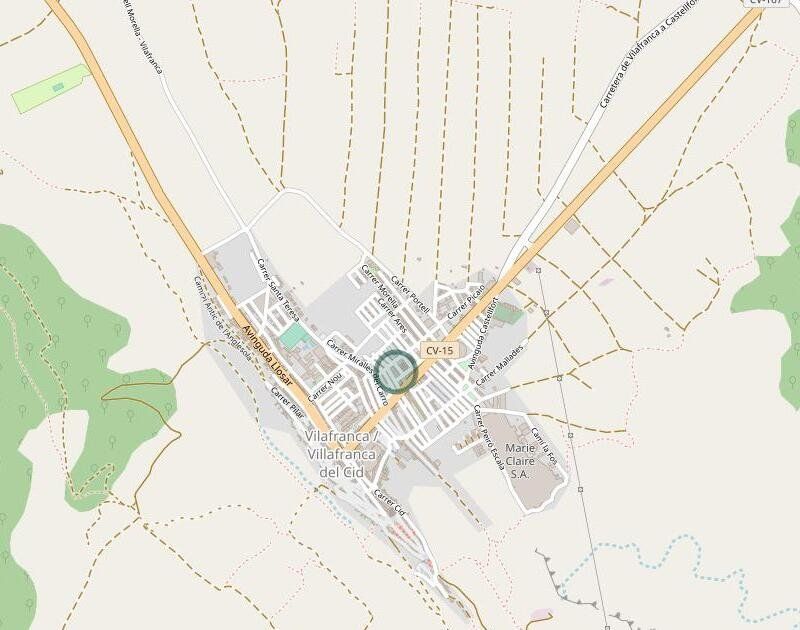 Exterior view of Building for sale in Villafranca del Cid / Vilafranca