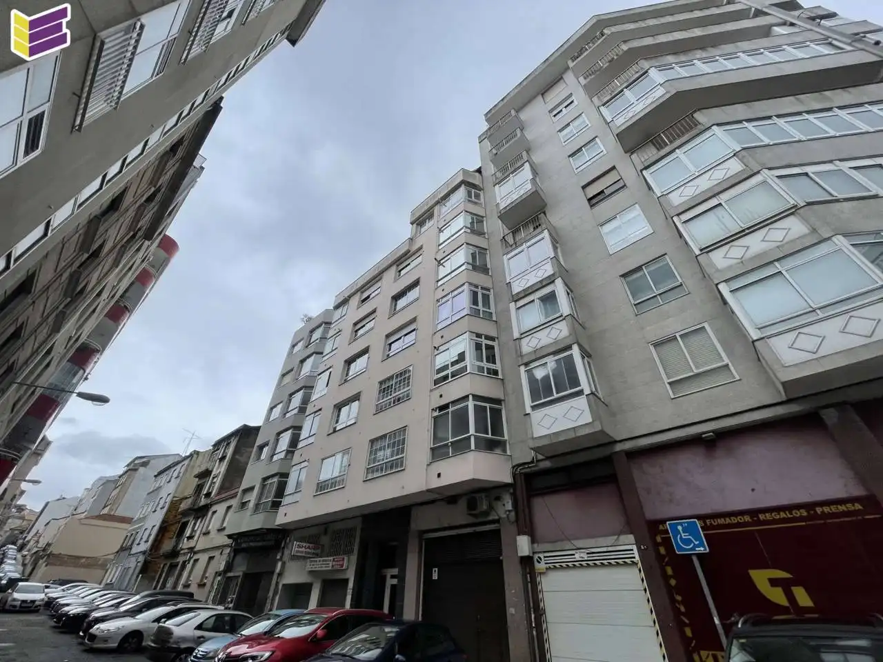 Exterior view of Flat for sale in Vigo   with Heating, Parquet flooring and Terrace