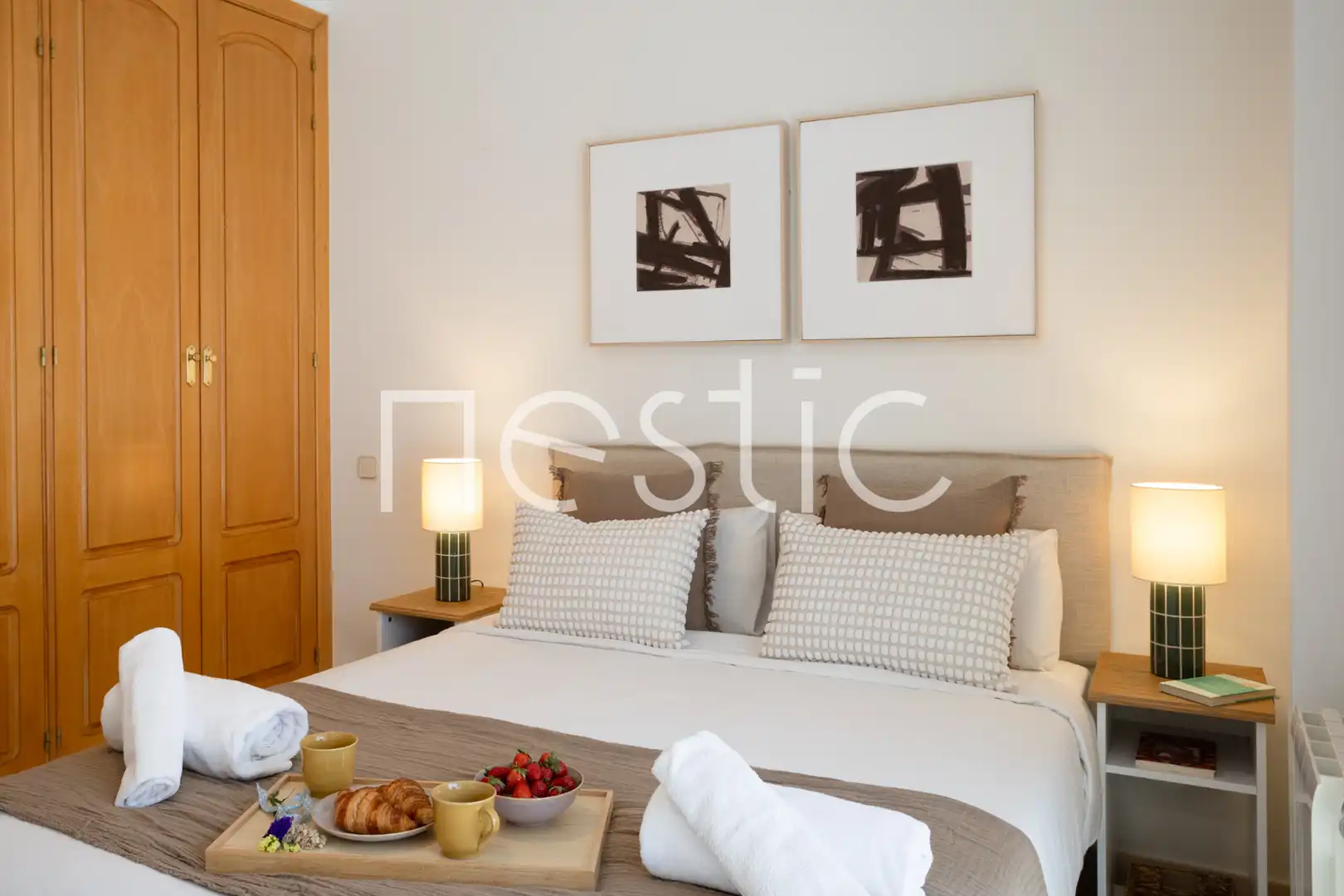 Habitación de Apartamento de alquiler en Madrid con Aire acondicionado, Calefacción y Terraza