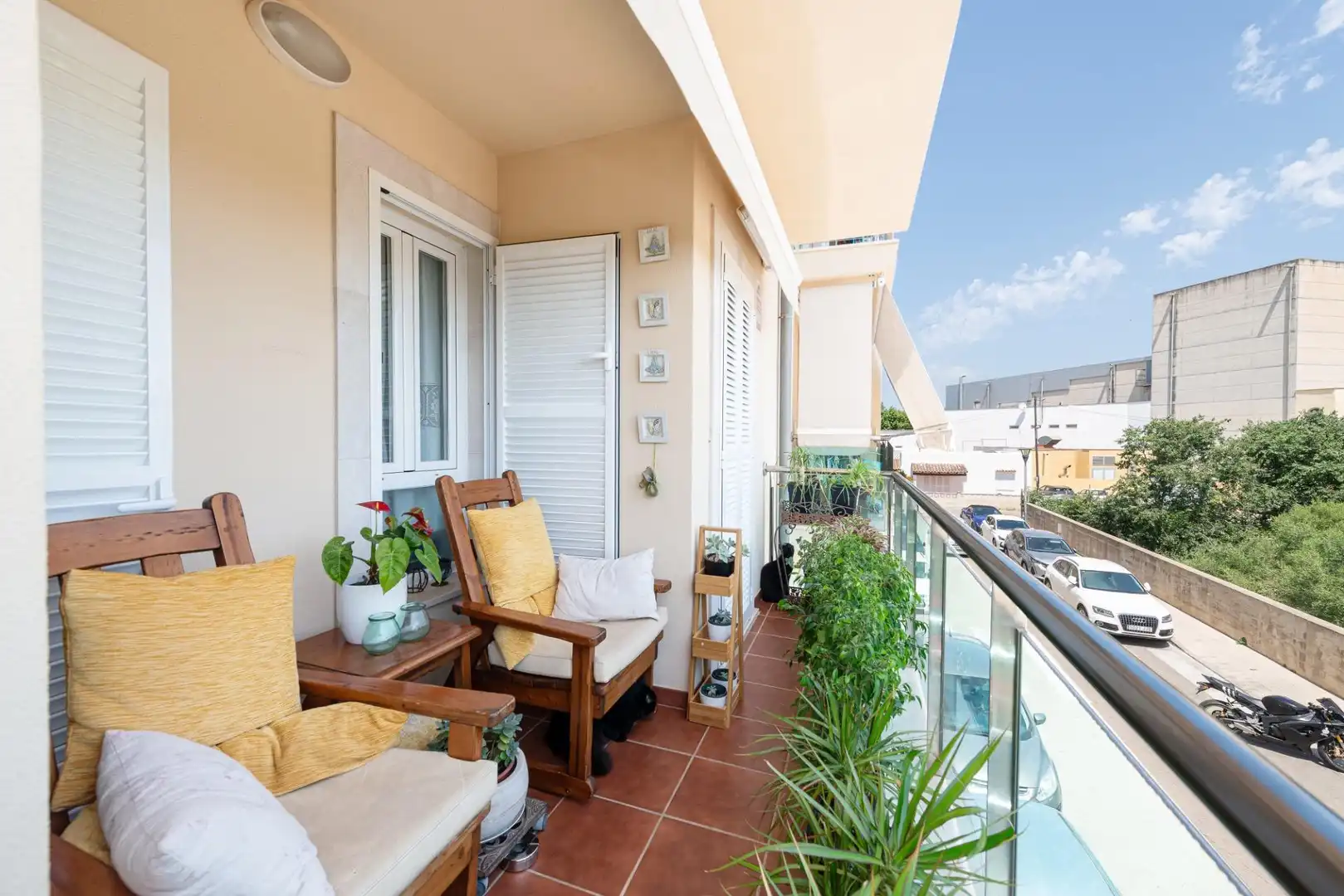 Terrasse von Wohnungen zum Verkauf in Alcúdia mit Klimaanlage, Heizung und Terrasse