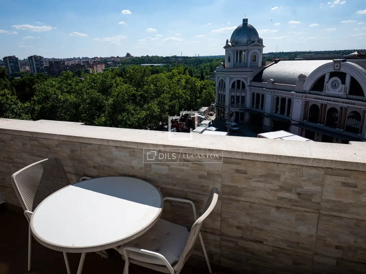 Terrasse von Dachboden zur Miete in Madrid mit Klimaanlage, Heizung und Terrasse