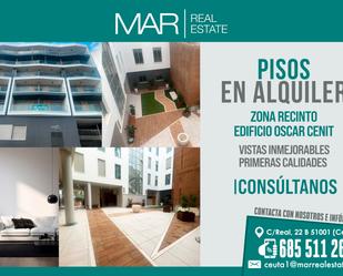 Exterior view of Apartment to rent in  Ceuta Capital  with Air Conditioner, Terrace and Furnished