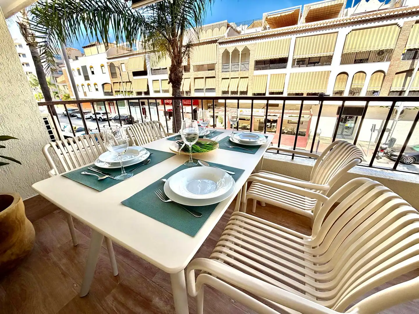 Terrace of Flat for rent in Almuñécar  with Air Conditioner, Heating and Terrace