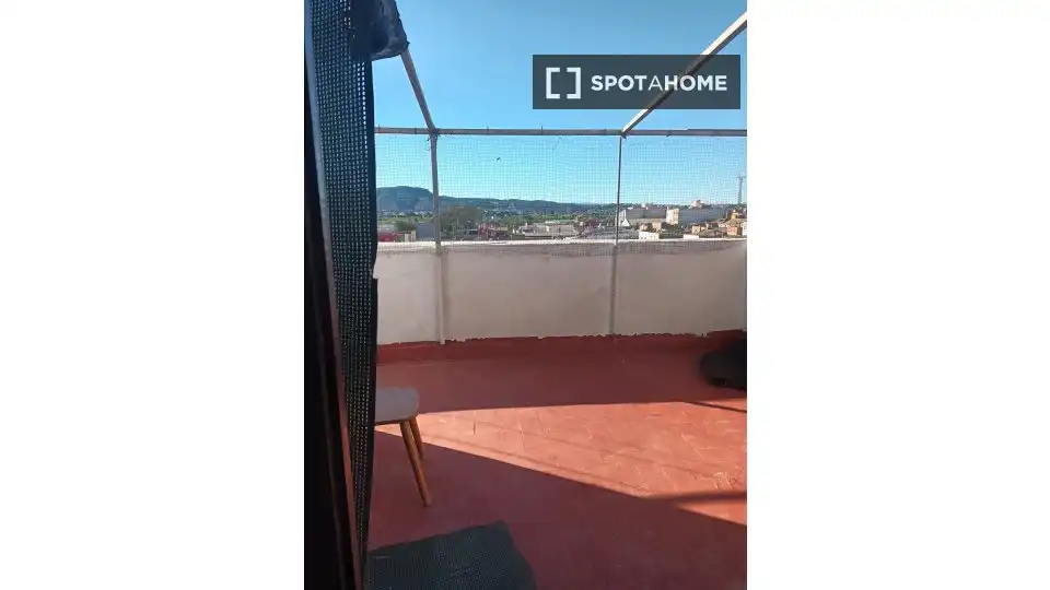 Terrassa de Pis per a compartir en Albalat de la Ribera amb Aire condicionat, Terrassa i Moblat