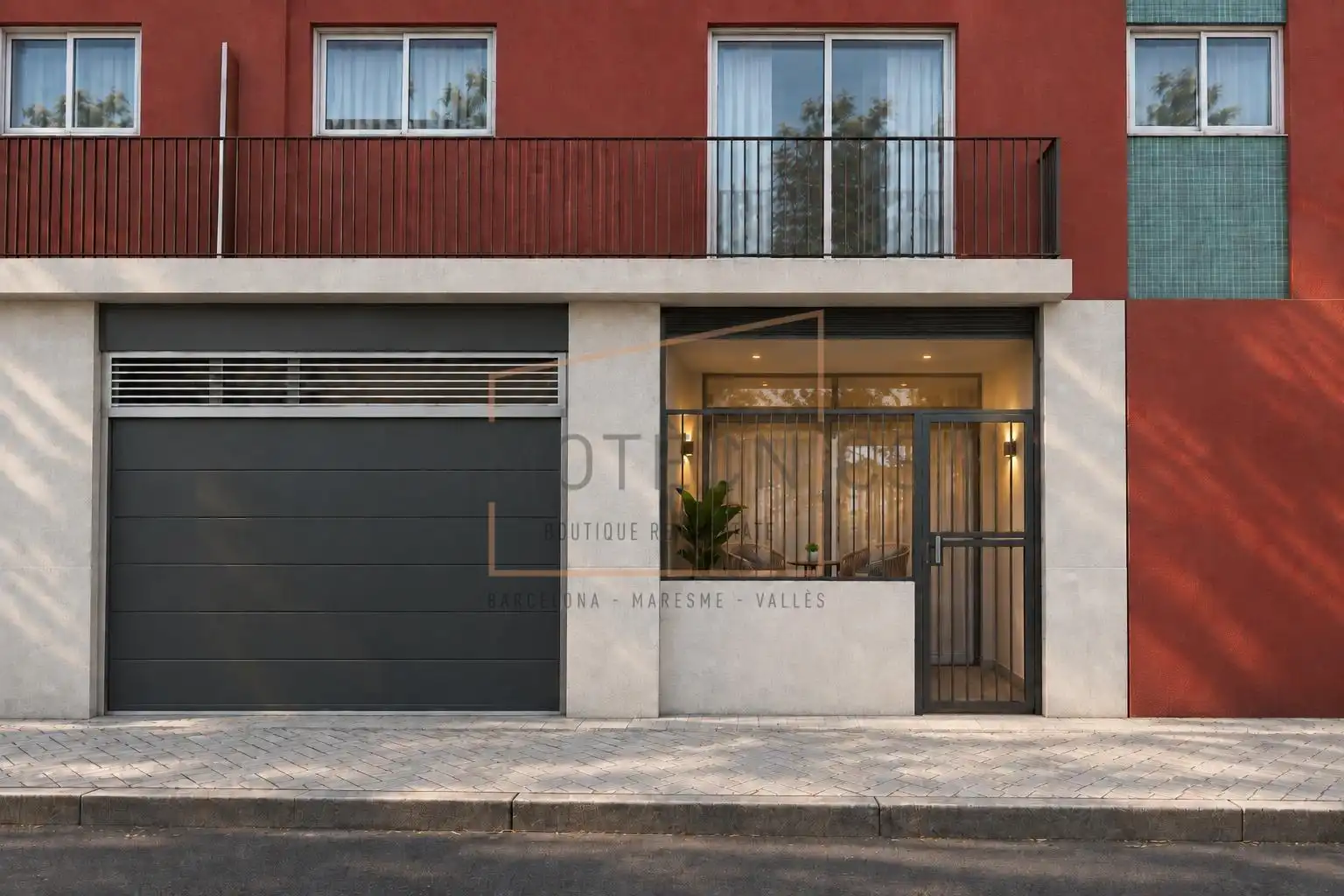Vista exterior de Planta baja en venta en Granollers con Calefacción y Parquet