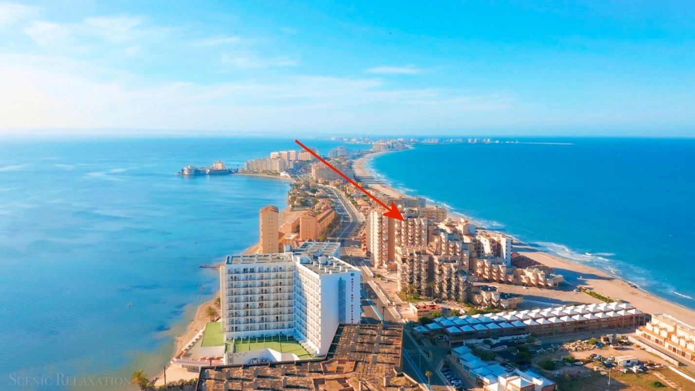 Vista exterior de Estudio en venta en La Manga del Mar Menor con Aire acondicionado, Amueblado y Balcón