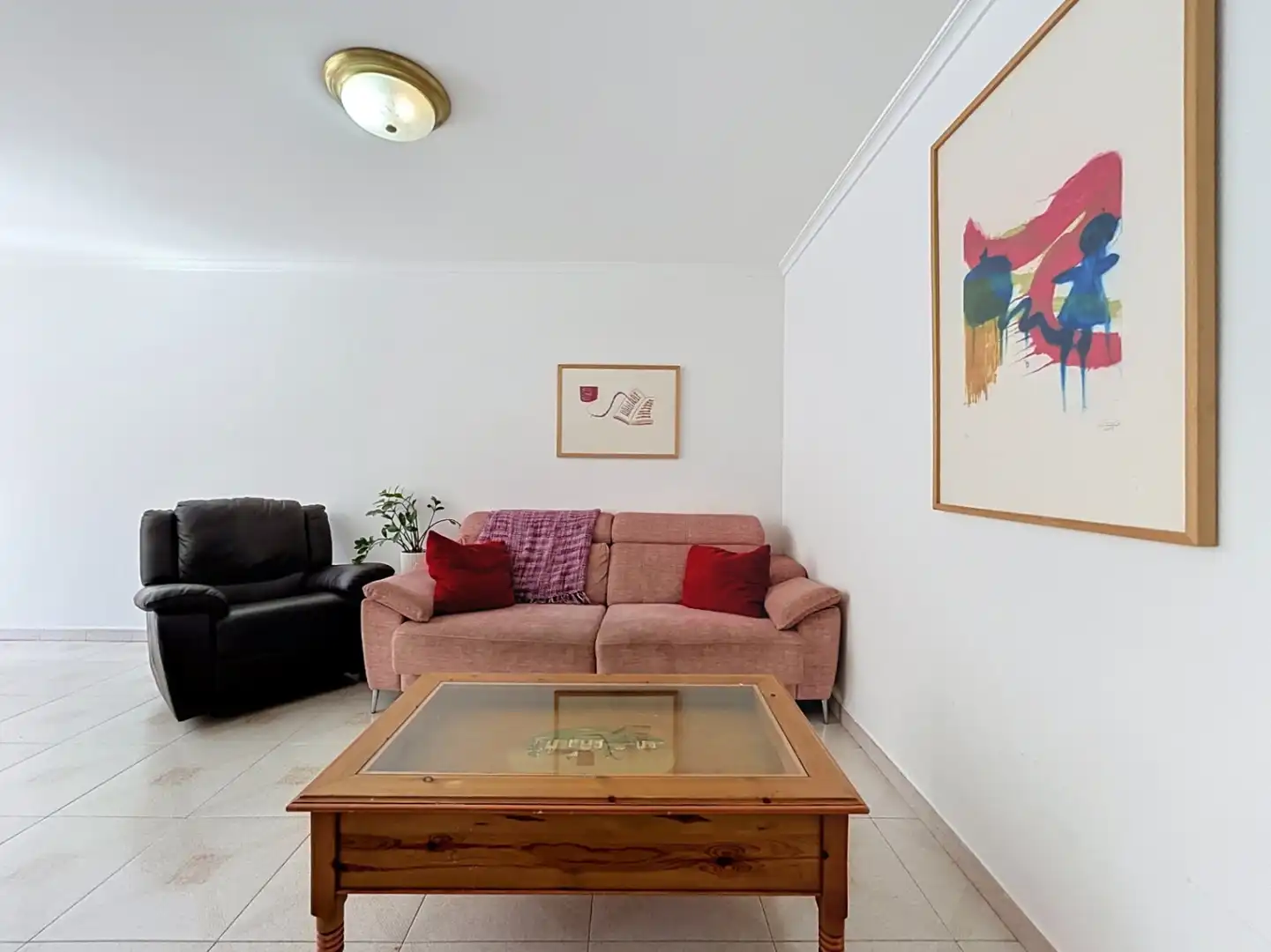 Sala d'estar de Pis en venda en Polop amb Aire condicionat i Balcó