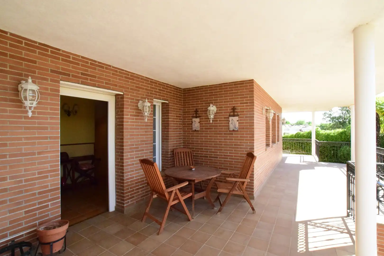 Terraza de Casa o chalet de alquiler en Soto del Real con Calefacción, Jardín privado y Amueblado