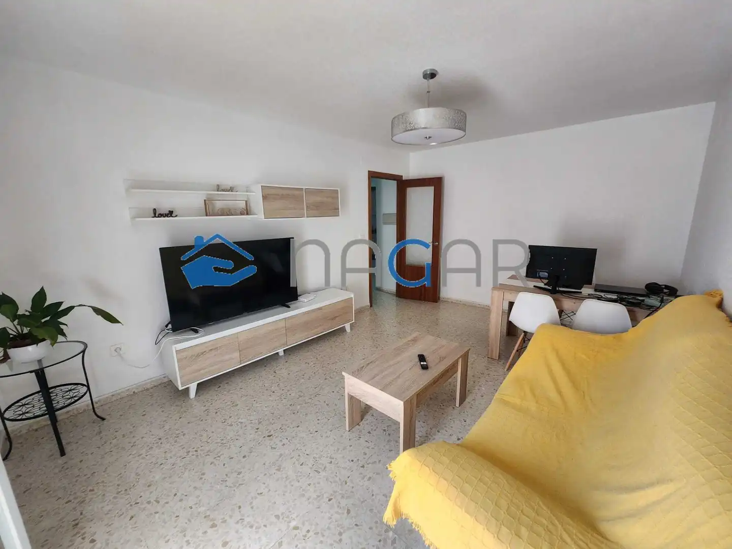 Living room of Flat for rent in La Línea de la Concepción  with Furnished