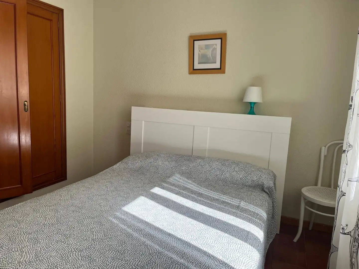 Bedroom of Flat for rent in Almansa  with Heating, Terrace and Furnished