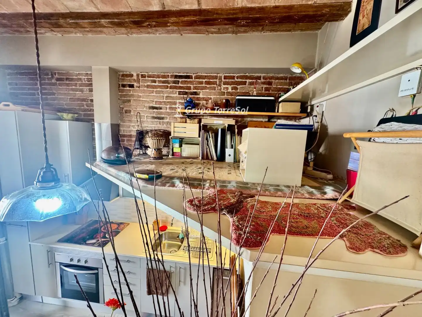 Kitchen of Flat for sale in Barcelona  with Air Conditioner, Heating and Terrace
