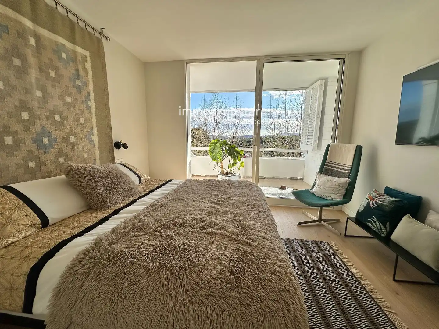 Dormitori de Apartament en venda en Castell d'Aro, Platja d'Aro i s'Agaró amb Calefacció, Parquet i Terrassa