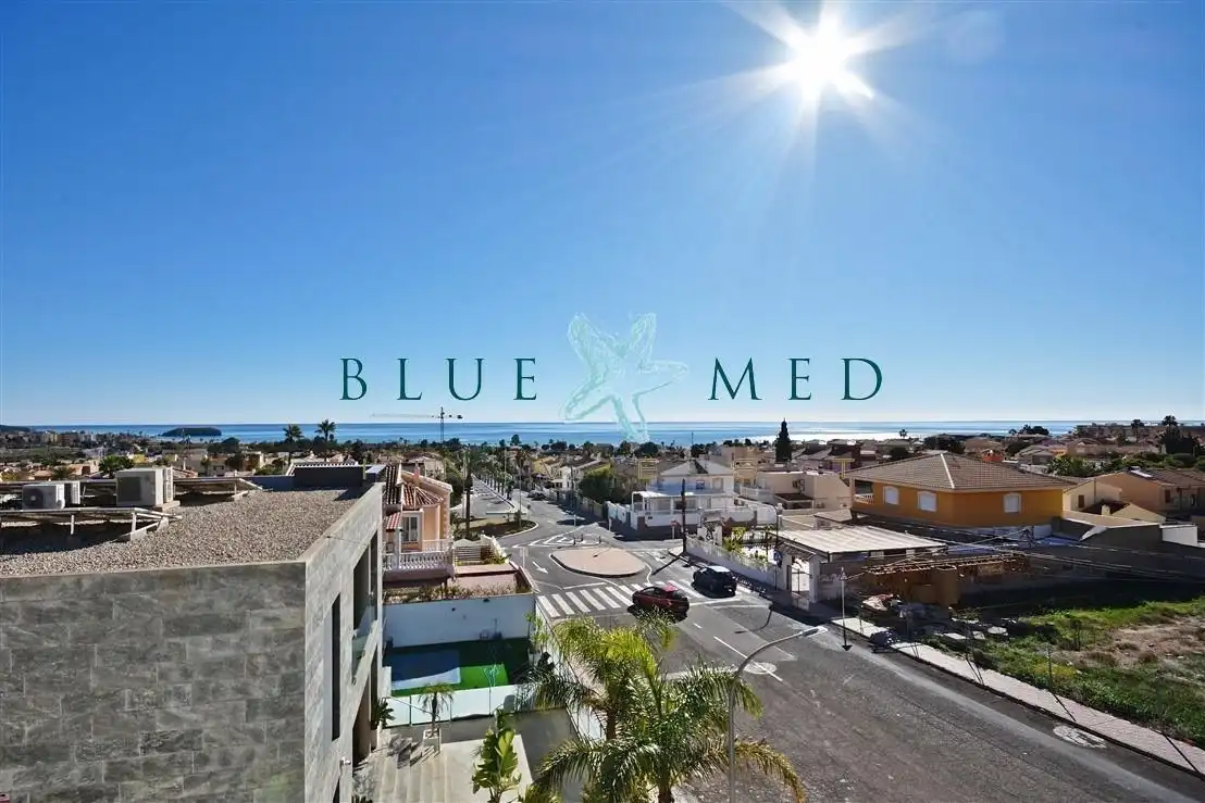 Vista exterior de Casa o chalet en venta en Mazarrón con Aire acondicionado, Calefacción y Jardín privado