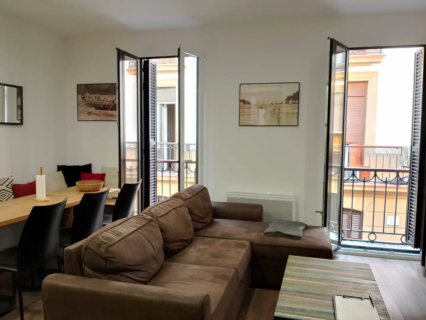 Sala de estar de Piso de alquiler en Donostia - San Sebastián  con Calefacción y Balcón