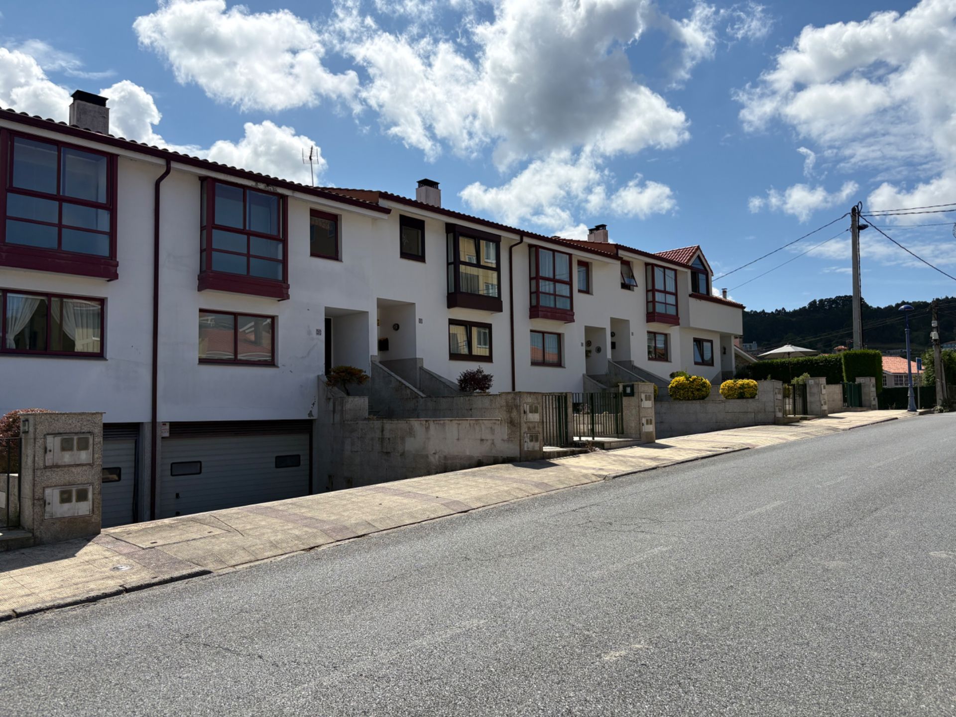 Exterior view of Single-family semi-detached for sale in Culleredo  with Heating, Private garden and Parquet flooring