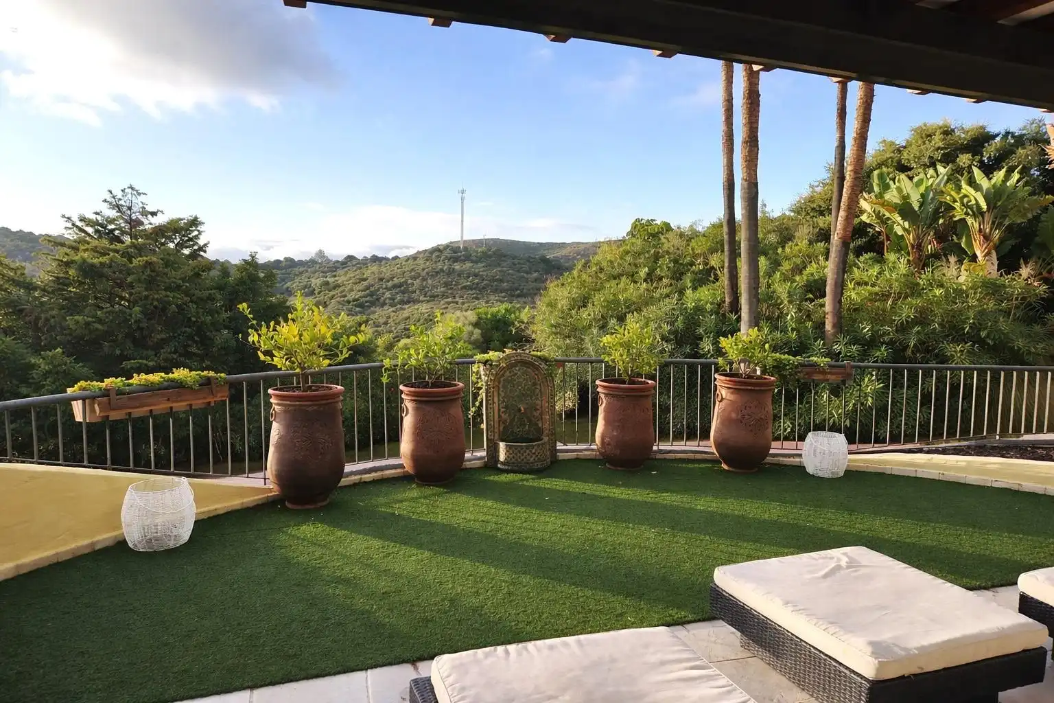 Terrace of Flat for sale in Sotogrande  with Air Conditioner, Heating and Private garden
