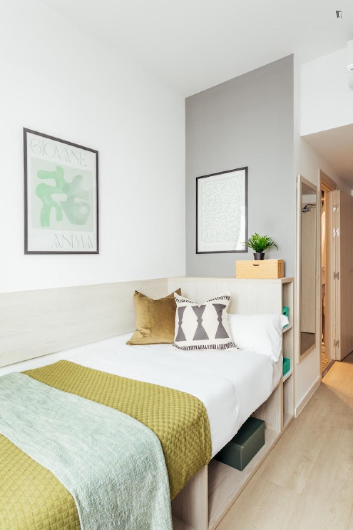 Bedroom of Flat to rent in Oviedo   with Air Conditioner, Furnished and Internet