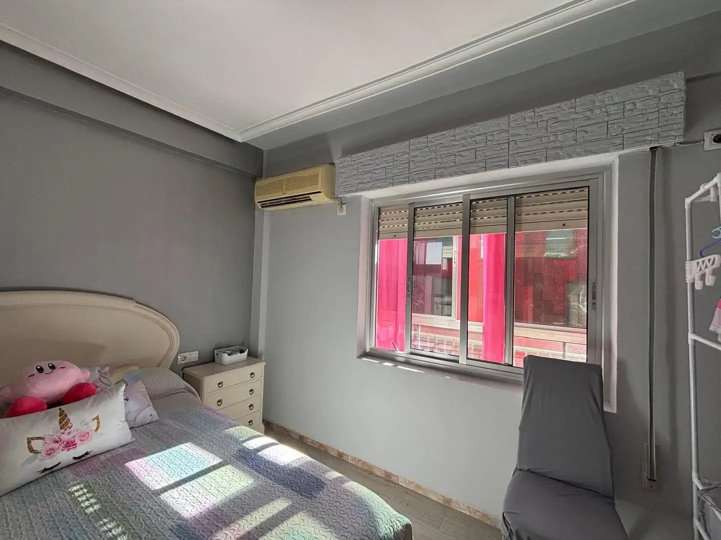 Bedroom of Flat for sale in Cáceres  with Air Conditioner, Terrace and Furnished