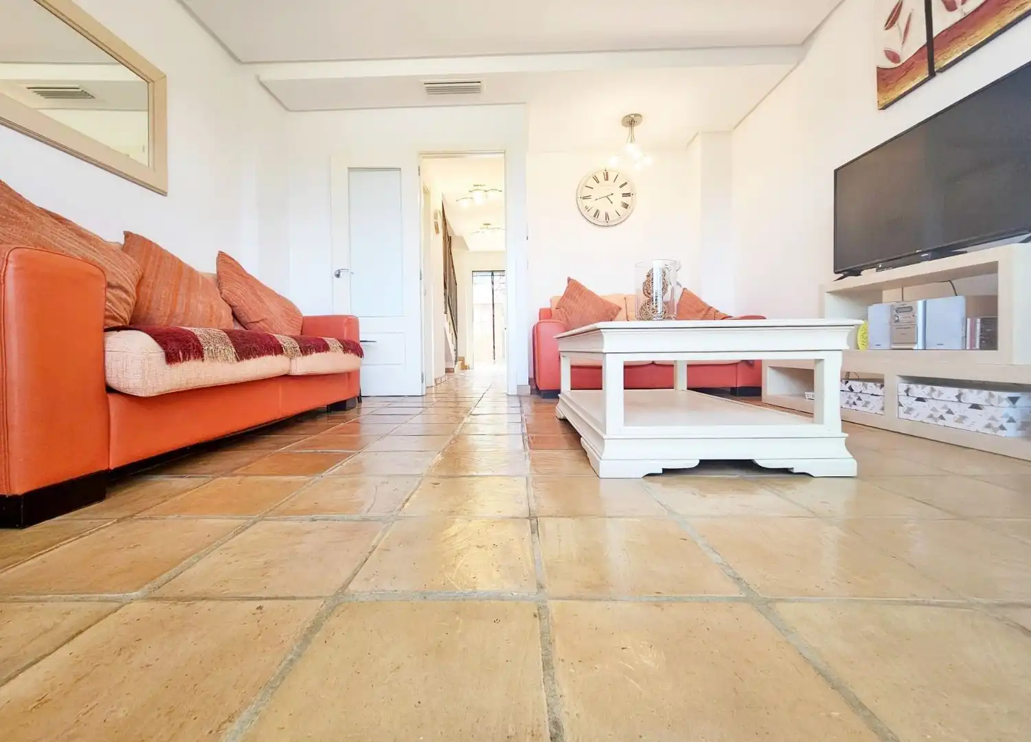 Living room of Houses for sale in Polop  with Private garden and Community pool