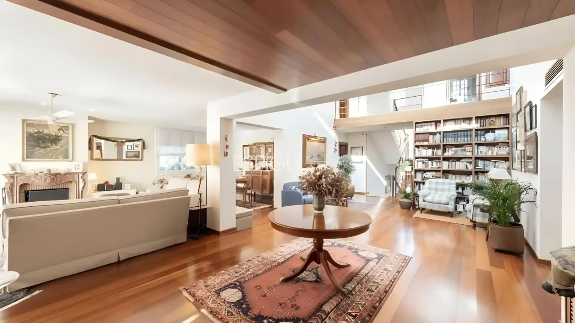 Sala de estar de Casa o chalet en venta en Sant Cugat del Vallès con Aire acondicionado, Calefacción y Terraza