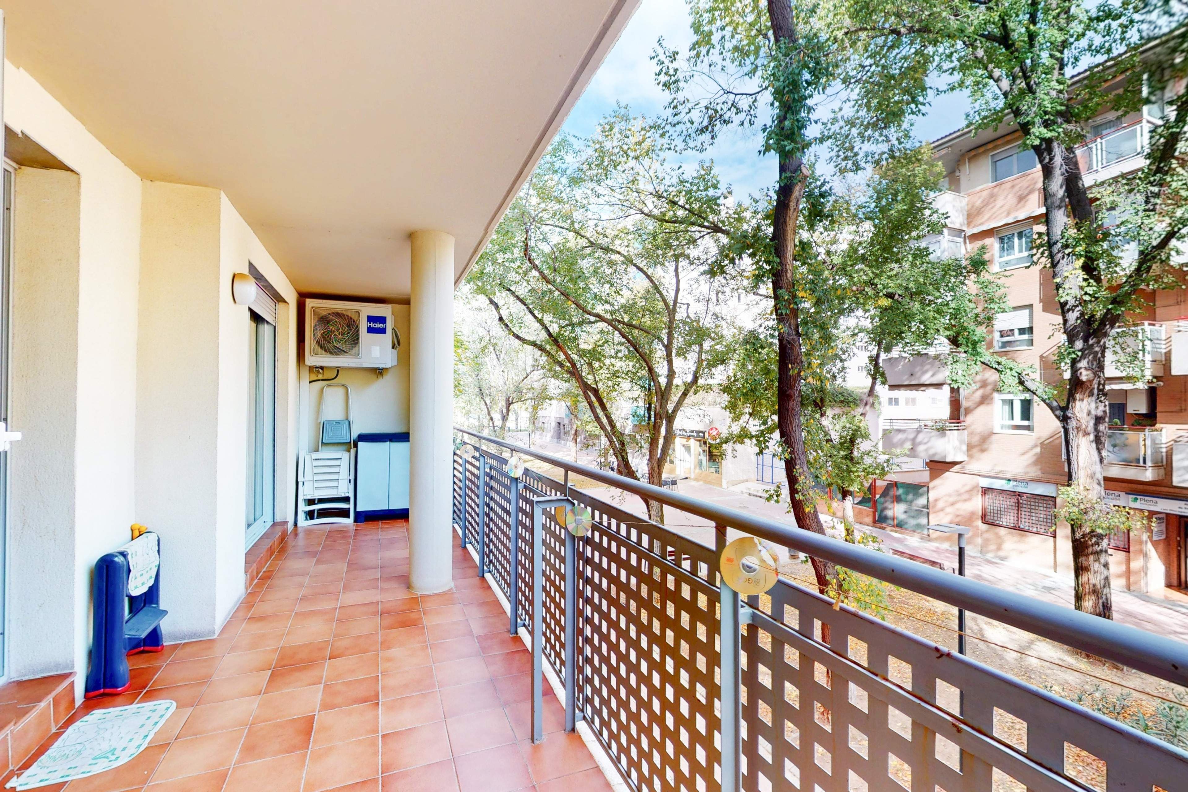 Balcony of Flat for sale in  Zaragoza Capital  with Air Conditioner, Heating and Terrace