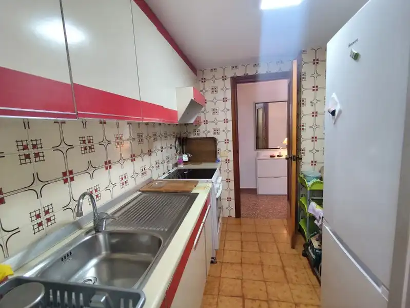 Cocina de Apartamento en venta en Cullera con Terraza, Amueblado y Horno