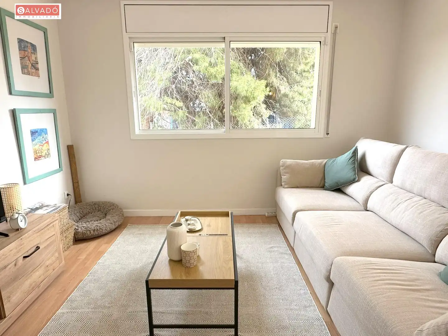 Sala de estar de Piso en venta en Calafell con Aire acondicionado, Calefacción y Jardín privado