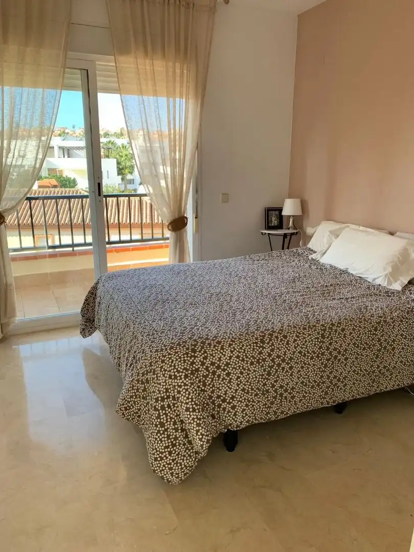 Dormitori de Casa o xalet de lloguer en Mijas amb Aire condicionat, Calefacció i Jardí privat