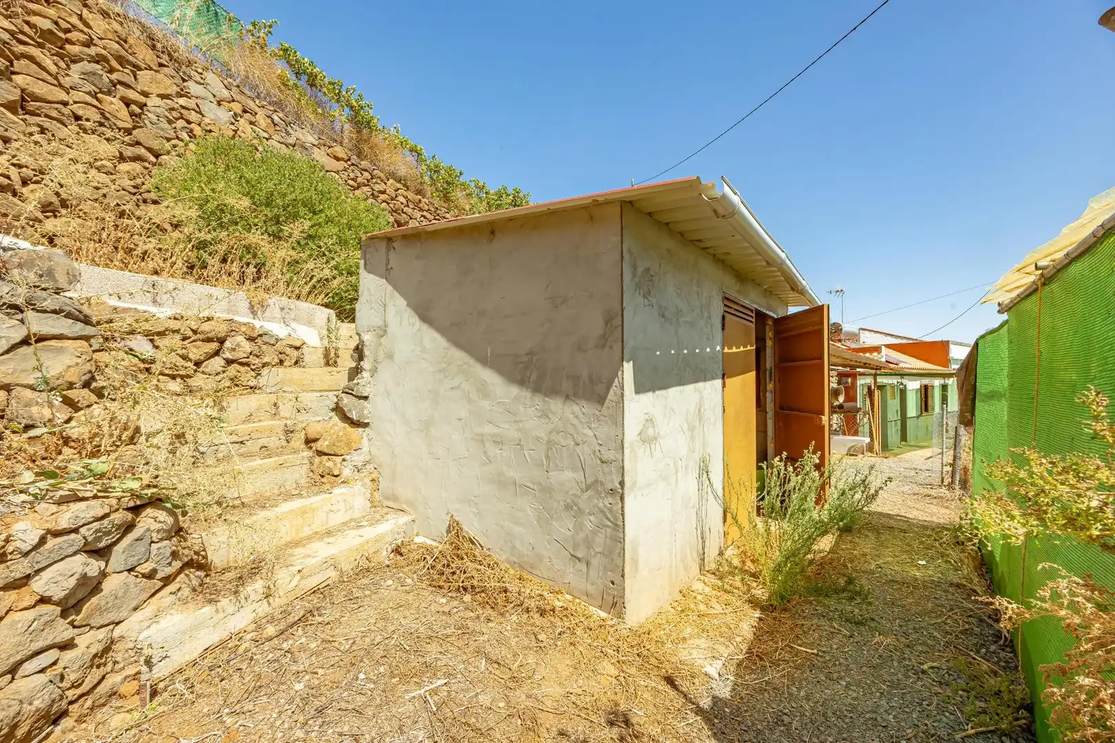 Vista exterior de Finca rústica en venta en Vega de San Mateo con Jardín privado, Terraza y Piscina