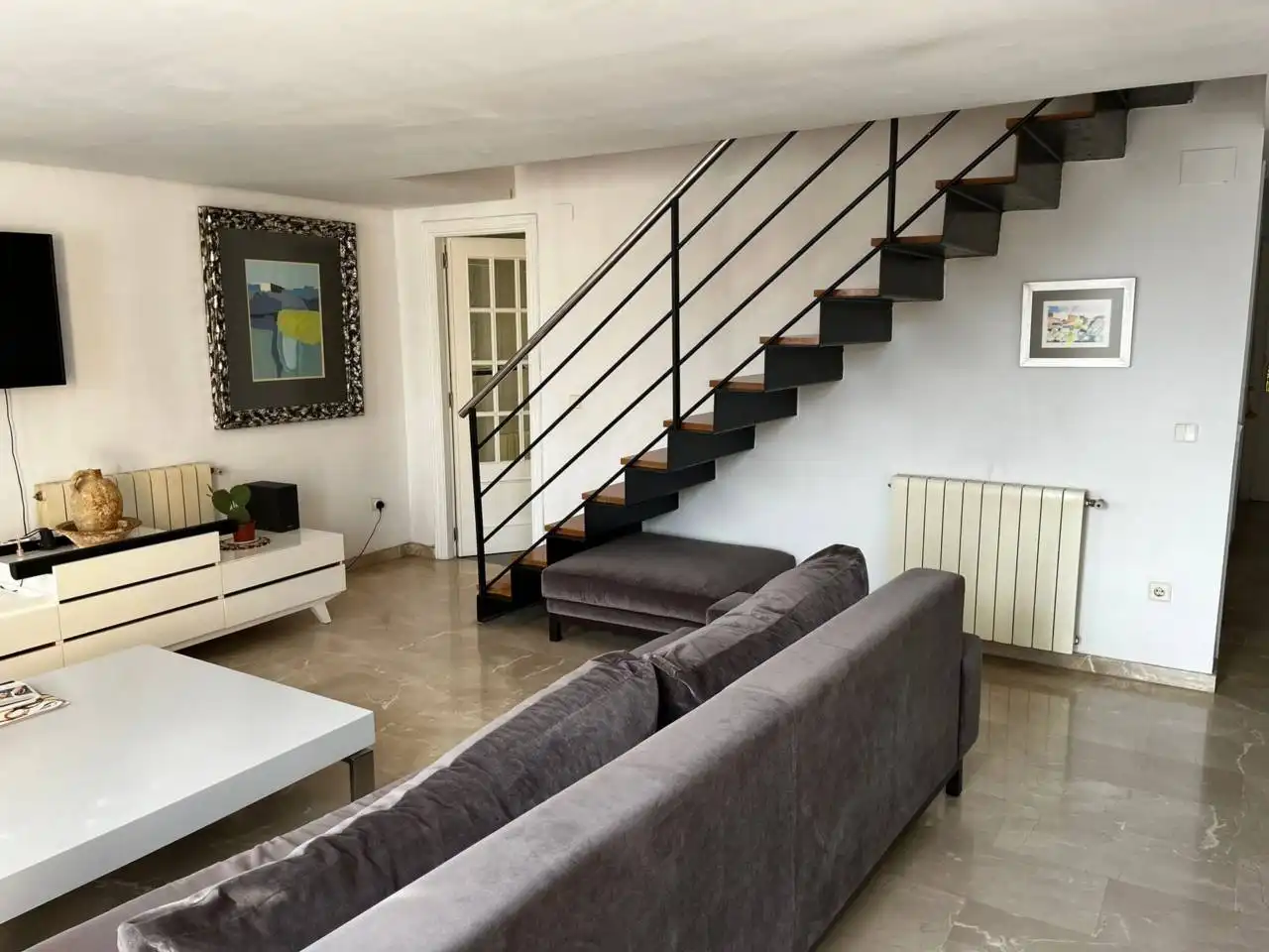 Sala d'estar de Dúplex en venda en Catarroja amb Aire condicionat, Calefacció i Parquet