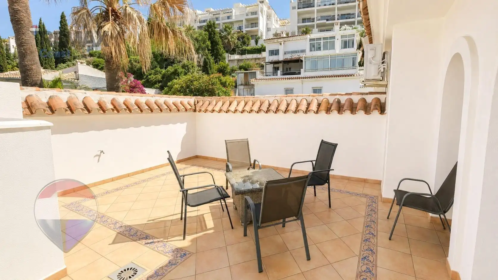 Terraza de Casa o chalet en venta en Mijas con Aire acondicionado, Jardín privado y Terraza