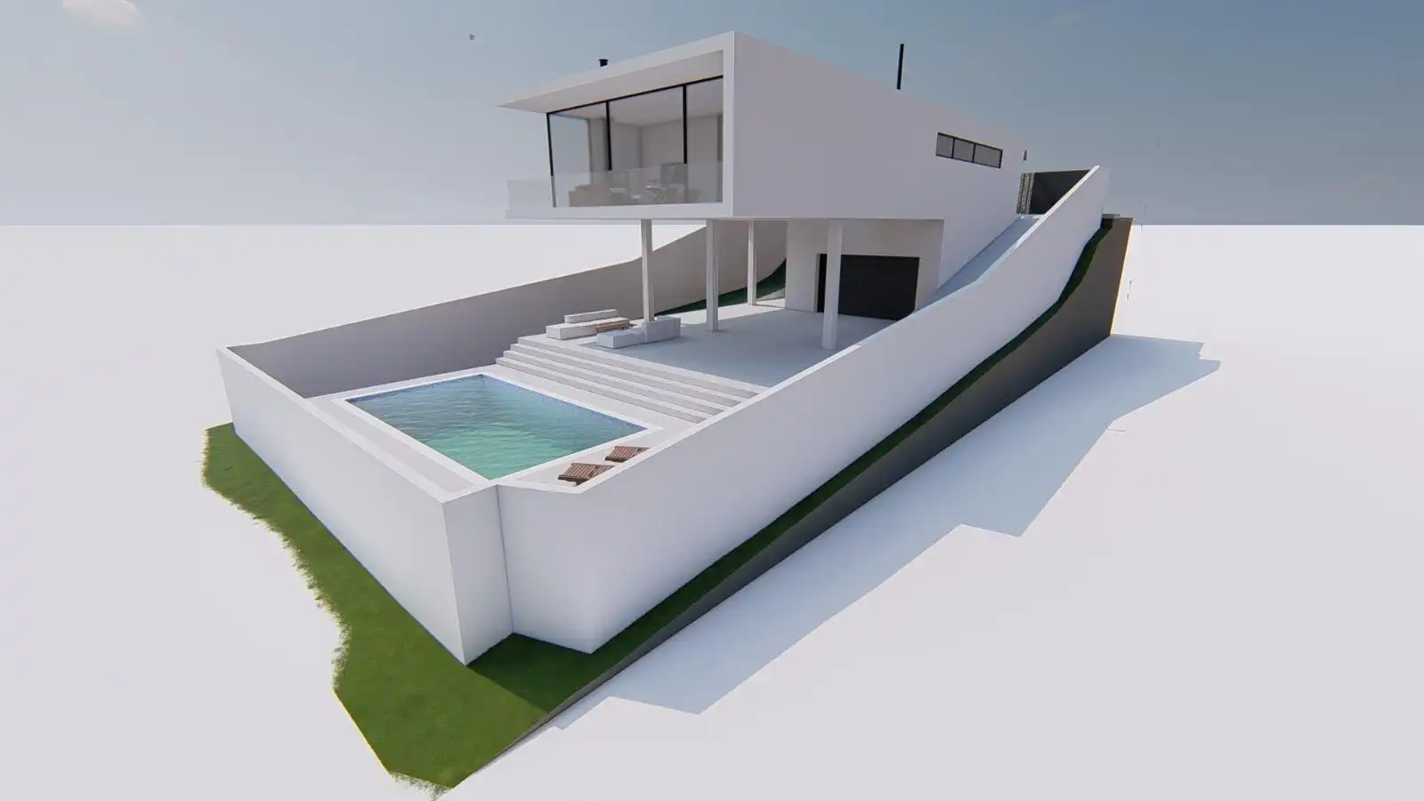 Piscina de Residencial en venda en El Molar (Madrid)