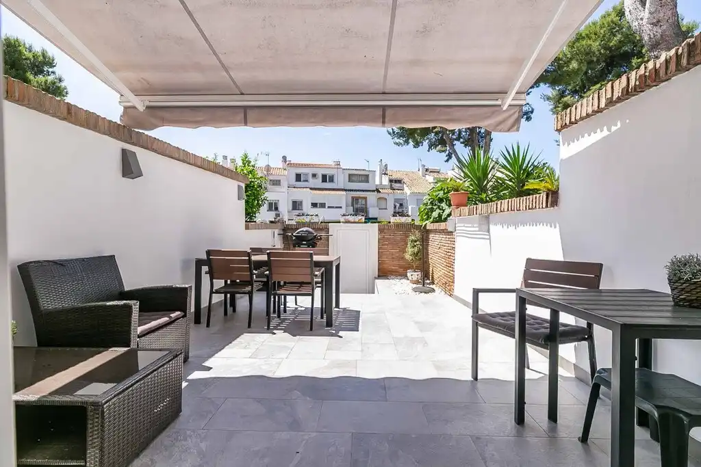 Terraza de Casa adosada en venta en Mijas con Aire acondicionado, Terraza y Amueblado