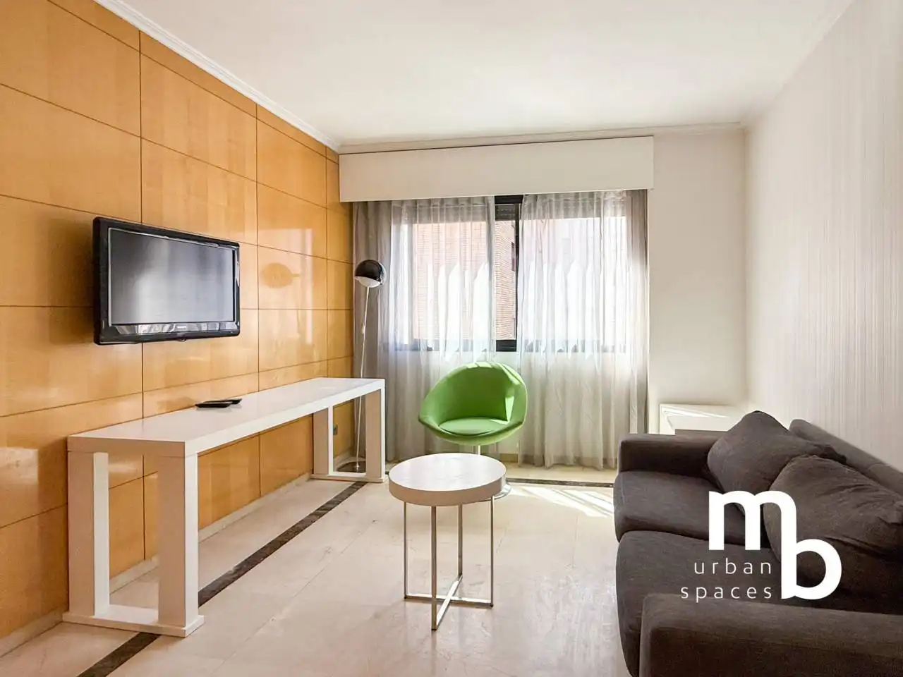 Wohnzimmer von Wohnung zur Miete in Madrid mit Klimaanlage und Möbliert
