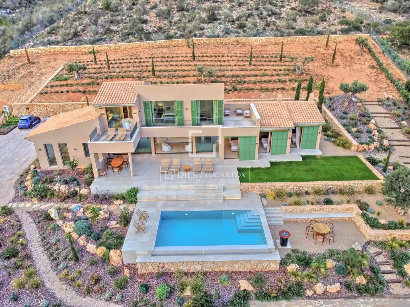 Außenansicht von Country house zum Verkauf in  Palma de Mallorca mit Klimaanlage, Heizung und Privatgarten