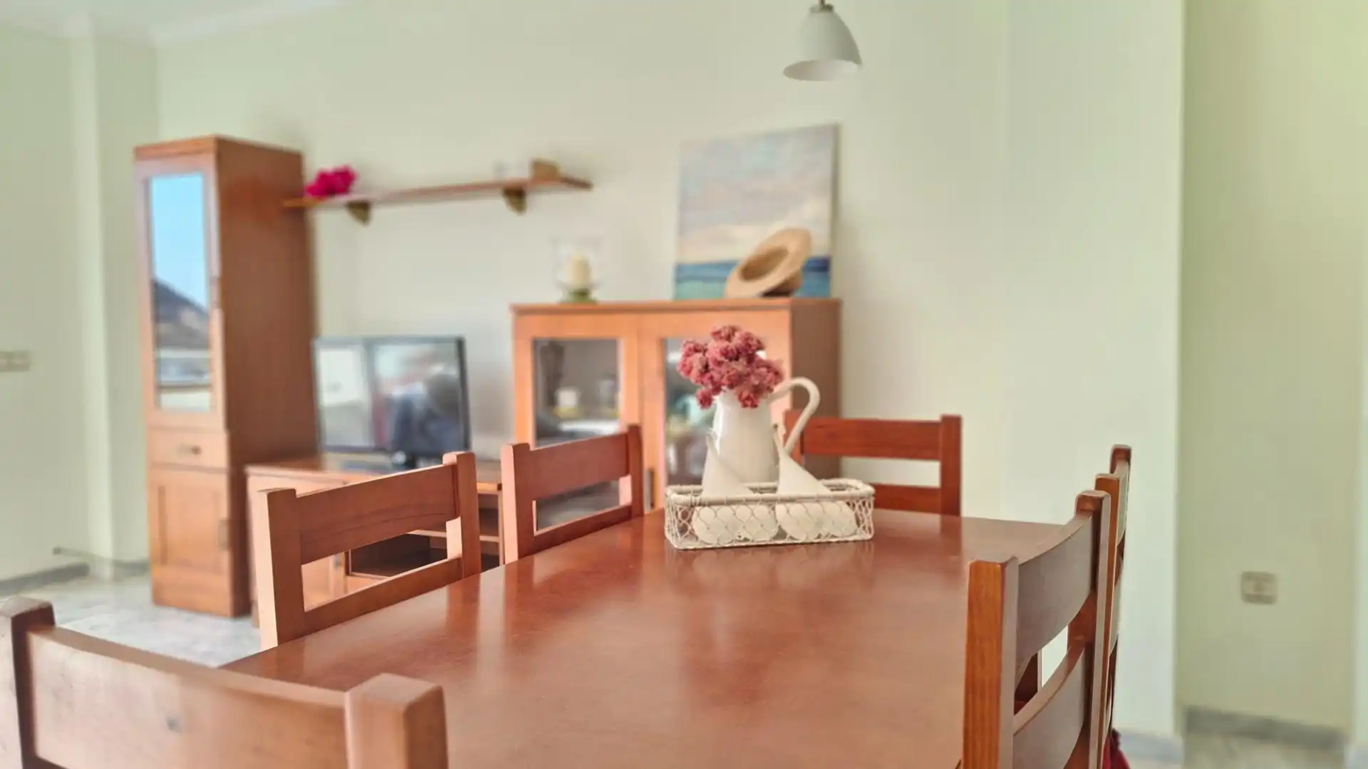 Comedor de Apartamento en venta en Carboneras con Jardín privado, Terraza y Alarma