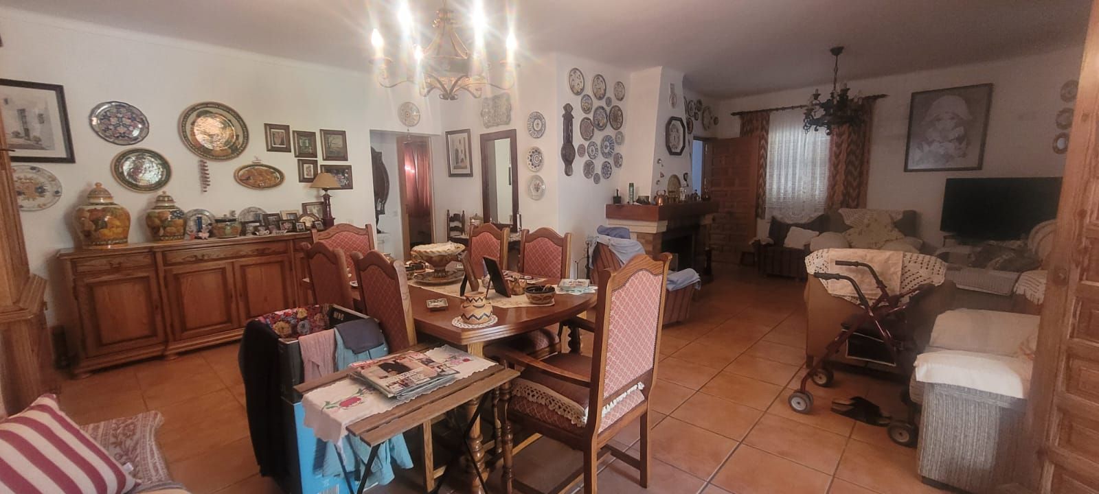 Comedor de Finca rústica en venta en Algaida con Jardín privado y Piscina