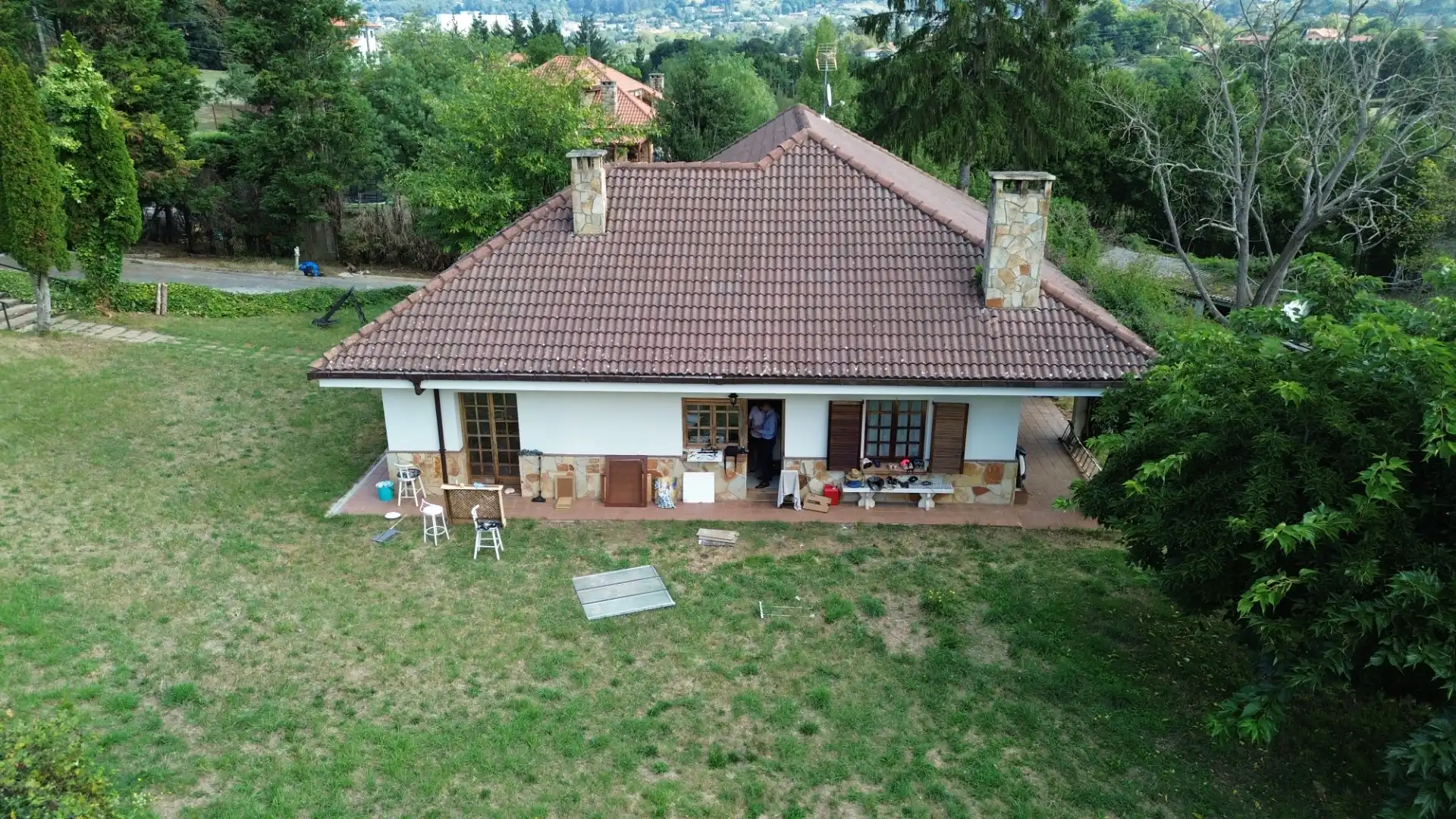 Außenansicht von Haus oder Chalet zum Verkauf in Gijón  mit Heizung, Privatgarten und Parkett