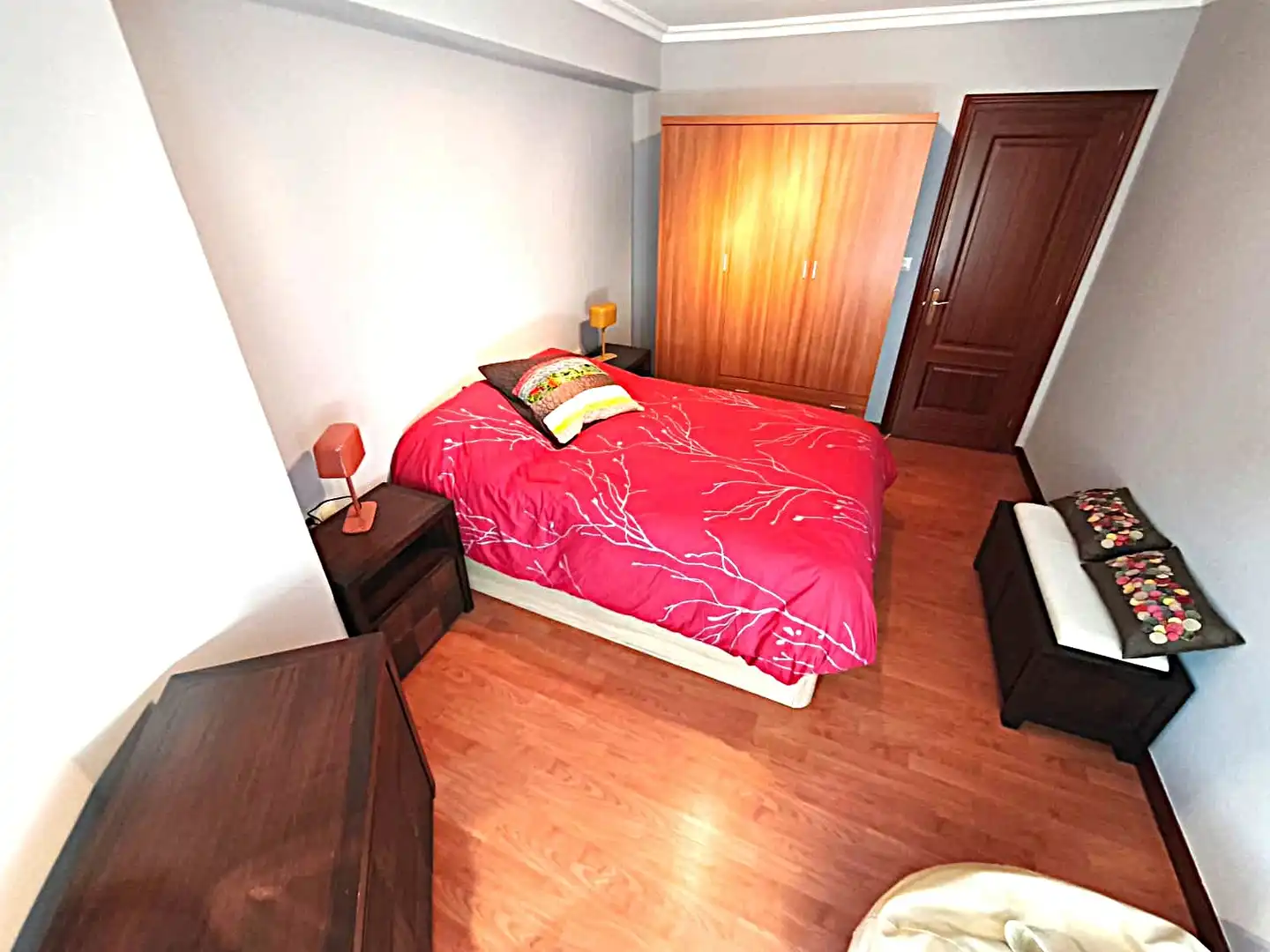 Bedroom of Flat for rent in Vigo   with Parquet flooring and Furnished