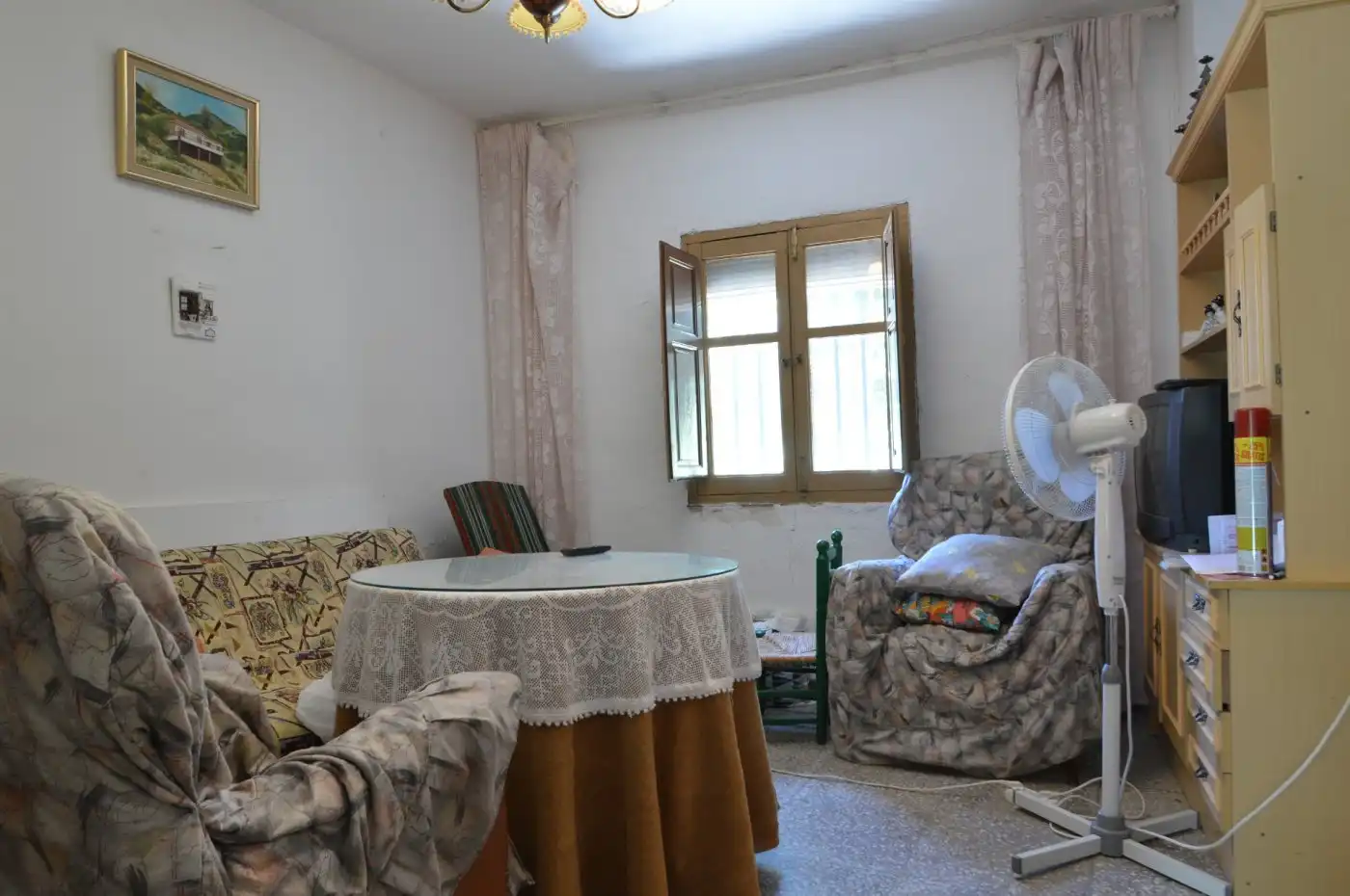 Sala d'estar de Finca rústica en venda en Fondón
