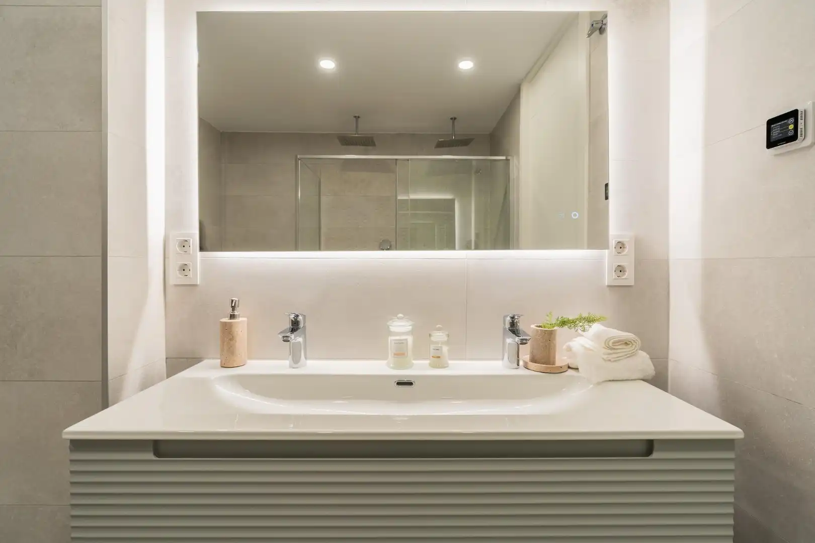Baño de Casa o chalet en venta en La Nucia con Aire acondicionado, Calefacción y Jardín privado