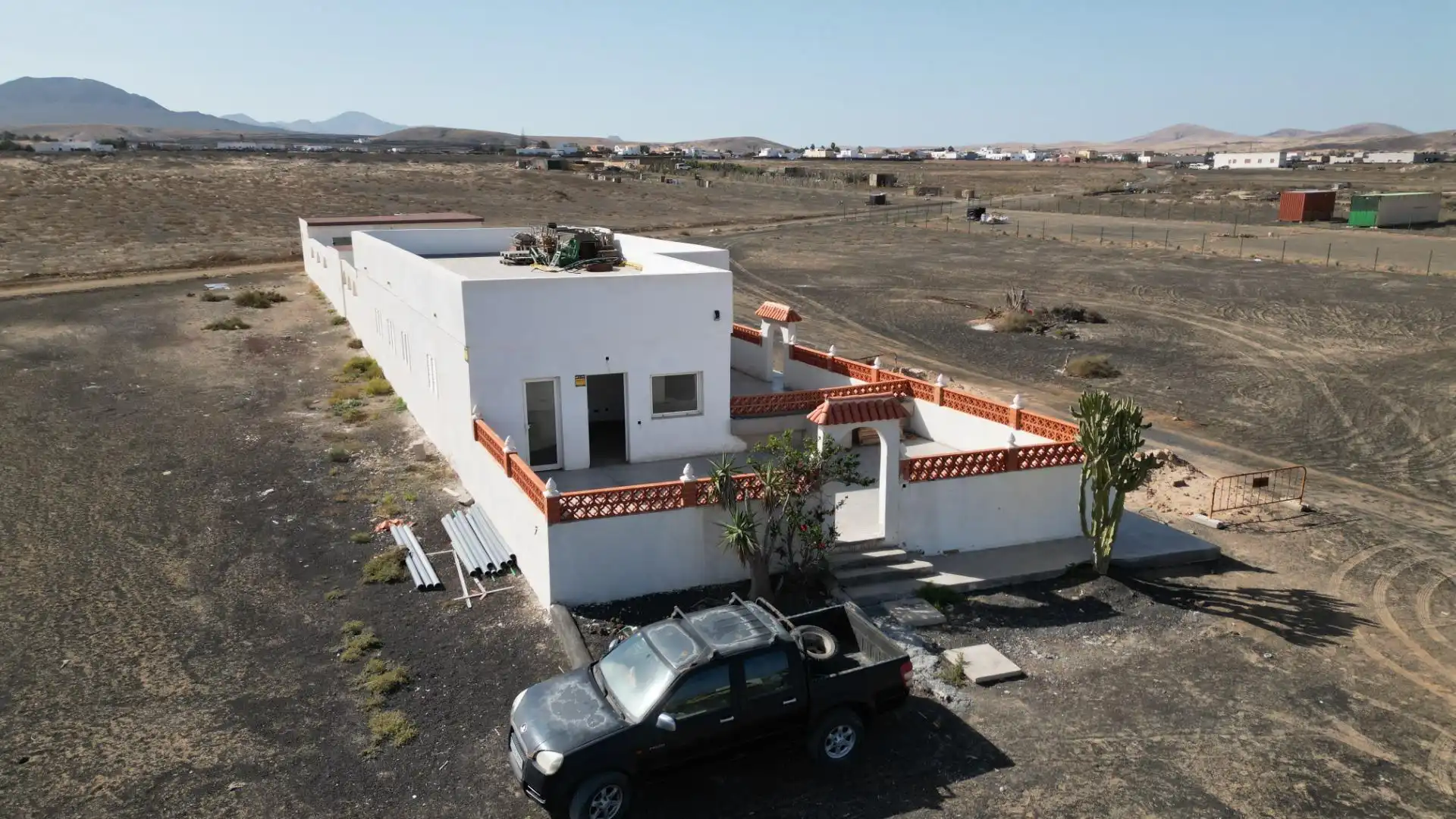 Exterior view of Houses for sale in La Oliva  with Private garden and Terrace