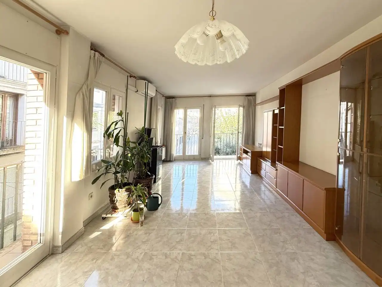 Living room of Flat for sale in Olot  with Air Conditioner, Heating and Terrace