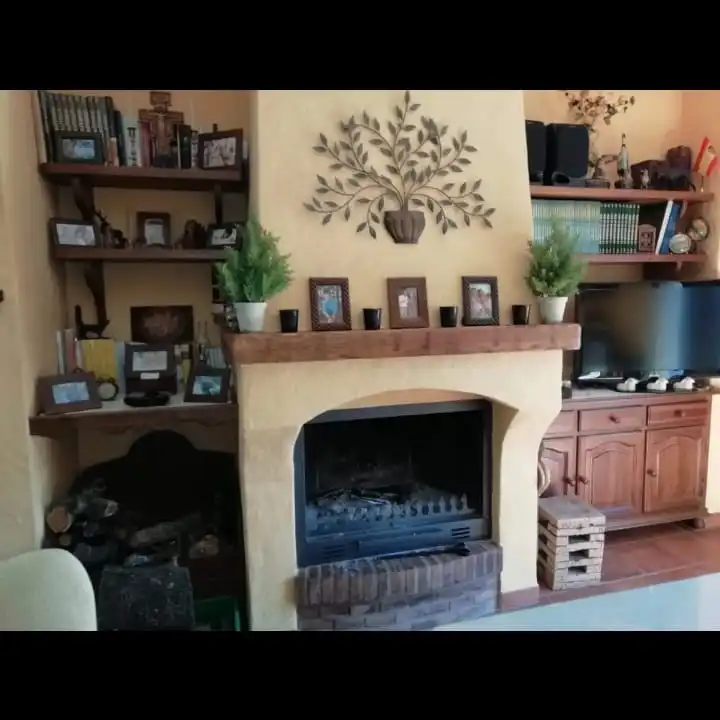Sala de estar de Finca rústica en venta en Villaluenga del Rosario con Jardín privado, Terraza y Amueblado