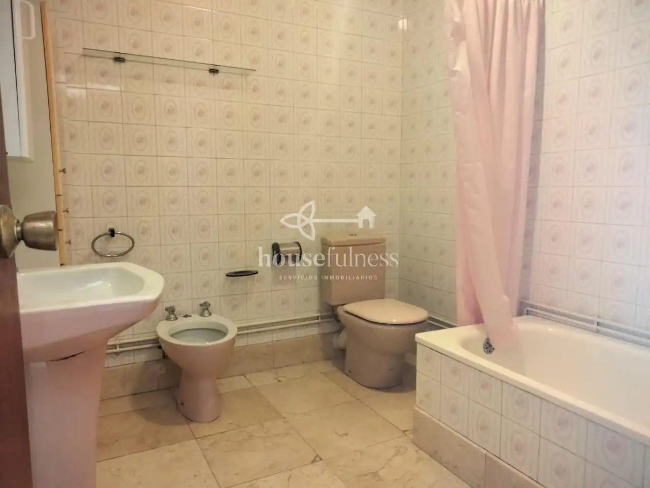 Bathroom of Flat for sale in Ferrol  with Heating, Parquet flooring and Terrace