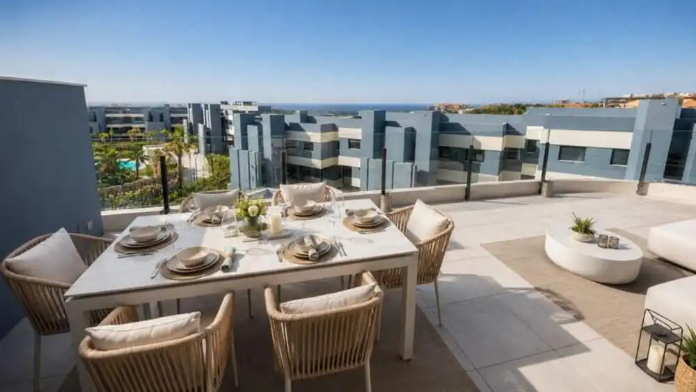 Terrassa de Apartament de lloguer en Estepona amb Aire condicionat, Terrassa i Traster