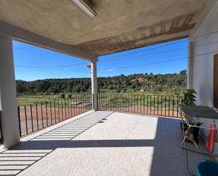 Terrace of Country house for sale in L'Alcora  with Private garden, Terrace and Swimming Pool